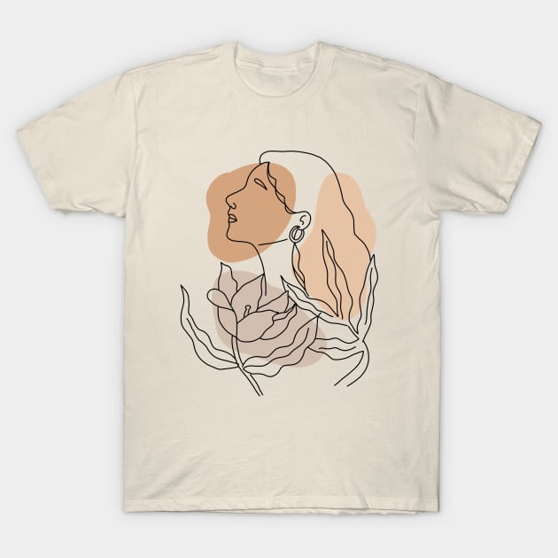 Aesthetic Girl T-Shirt by gumusservi